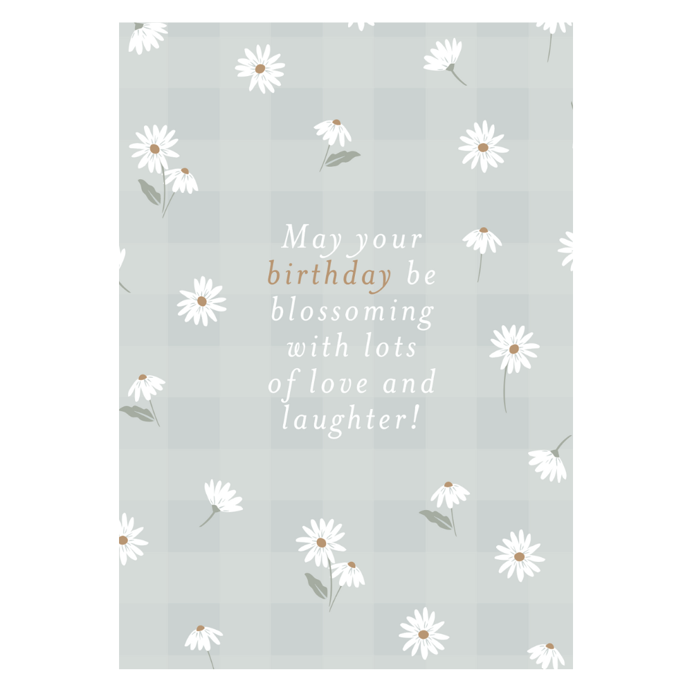 Greeting Card Garden Meadow - BLOSSOMING